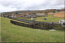 SP4506 : Water Treatment Works Farmoor Reservoir by Nigel Mykura