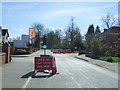 Roadworks on Efflinch Lane, Barton-under-Needwood