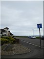 The eastern end of Marine Drive East, Barton on Sea