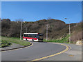 Number 3 bus approaching Scalby Mills