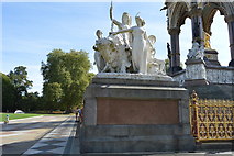 TQ2679 : North West Corner Plinth, Albert Memorial by N Chadwick