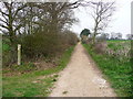 Footpath junction on a byway, Kings Walden