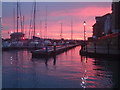 TQ6401 : Sunrise at Sovereign Harbour by Phil Brandon Hunter