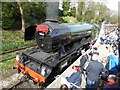 Flying Scotsman in Haworth station