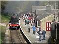 Flying Scotsman in Haworth Station