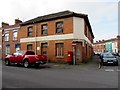 Queen Elizabeth II pillarbox on a Bridgwater corner