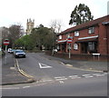 No Entry signs facing the A38 Monmouth Street, Bridgwater