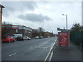 Bus stop and shelter on Bellgrove Street, Glasgow