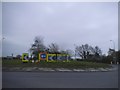 Roundabout on the A120, Horsley Cross