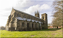 TA1767 : Bridlington Priory from the north east by J.Hannan-Briggs
