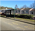 Stour Court bus stop and shelter, Thornhill, Cwmbran