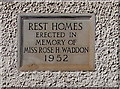 Waddon Rest Homes inscription, Chilton Street, Bridgwater