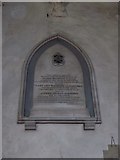 TQ4446 : SS Peter & Paul, Edenbridge: memorial (1) by Basher Eyre