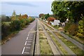 Bridleway crosses Guided busway & National Cycle Route 51