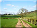 Farm track at Heathwaite