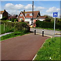 End of cycle route, Chilton Trinity