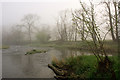 The River Taw where it is joined by the River Yeo near Chenson