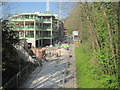 Former Didcot Newbury & Southampton railway line in Winchester