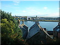 Ferryden houses by the estuary of the River South Esk