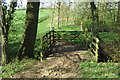 Bridleway crosses the stream