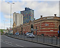 SK5904 : Leicester Station and London Road by John Sutton
