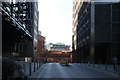 View of a large UK Power Networks electricity substation from Primrose Street