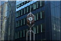 View of the clock tower on Chiswell Street