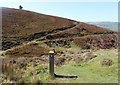 Footpath marker near Plas Norway