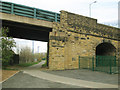 SE1628 : Spen Valley Greenway, looking east at Low Moor by Stephen Craven