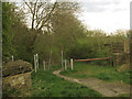 Start of the bridleway at the end of Furnace Road