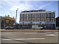 Parade of shops by Kew Bridge