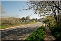 The A3072 at Bow Bridge on the River Yeo