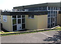 Northwest corner of Our Lady of the Angels RC Primary School, Cwmbran