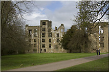 SK4663 : Hardwick Old Hall by Malcolm Neal