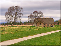 NH7444 : Culloden Battlefield, Leanach Cottage by David Dixon