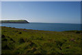 SN0339 : Looking west from Aber Step to Dinas Island by Christopher Hilton