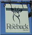 Sign for the Roebuck Inn, Alcester