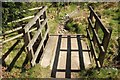 Footbridge near Laughter Hole House