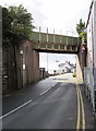 North side of a railway bridge, Penhelig, Aberdovey