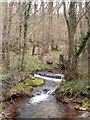 Weir on the Nant Menascin