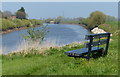 Seat overlooking the River Trent