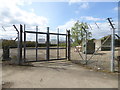 Site entrance at Ockley Pressure Reducing Station