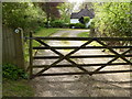 Cottage seen from bend on bridleway