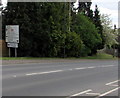 Directions sign facing Highfield Road, Lydney