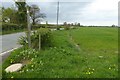 Dauby Lane and footpath sign