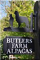 Butlers Farm Sign