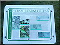 Display Board at Coppice Farm Greens