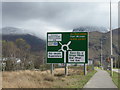 The A830 crosses Corpach Moss