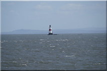 NT2081 : Oxcars Lighthouse from near Inchcolm by Mike Pennington