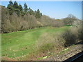 View from a Southampton-Salisbury train - Field near Waldon Farm